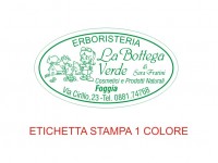 Etichette adesive per erboristerie, cosmetica, cosmesi (mm 45X25)  (cod.15M )